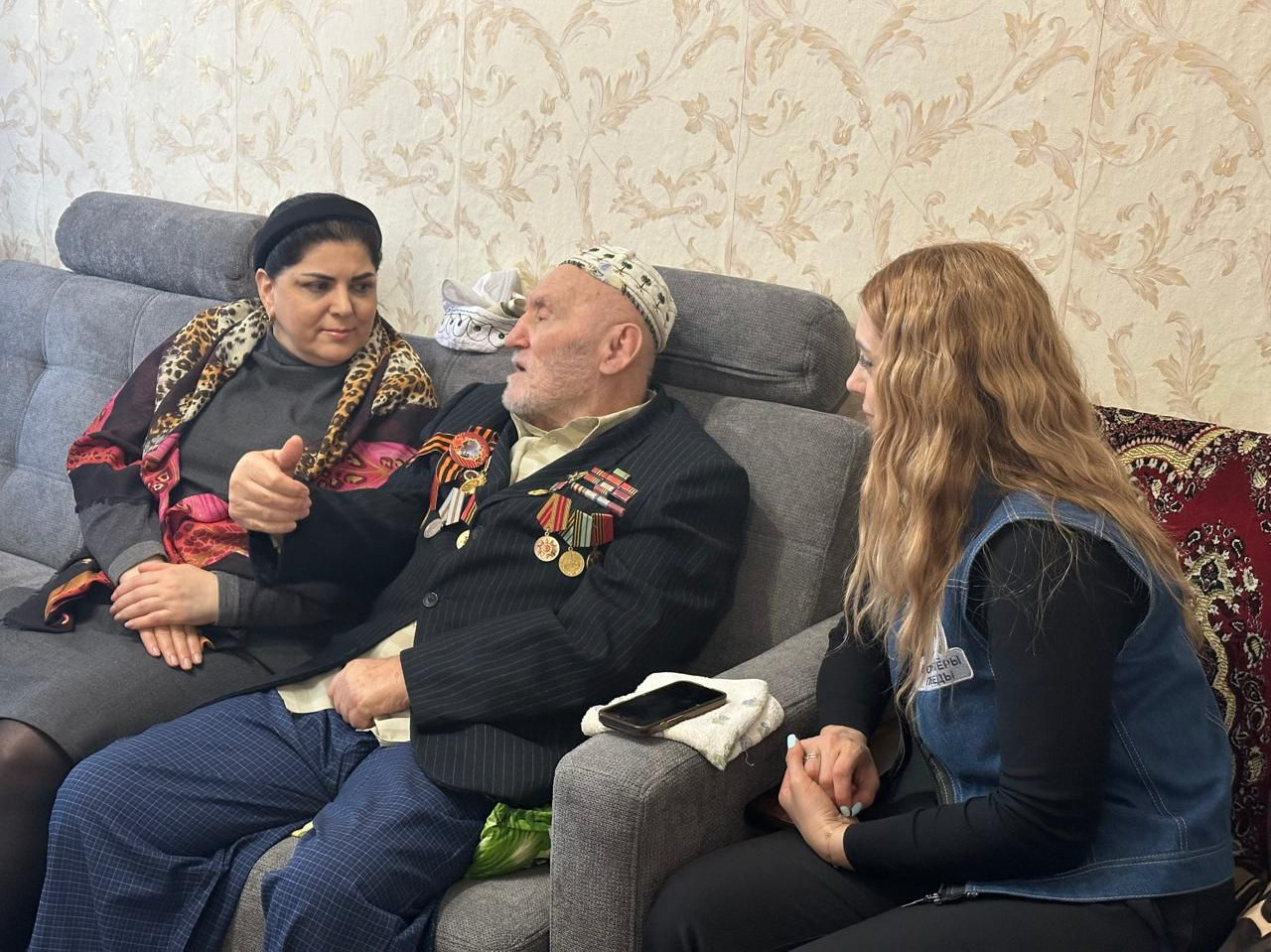 Волонтеры Победы посетили ветерана Великой Отечественной войны Мусу Багаудинова